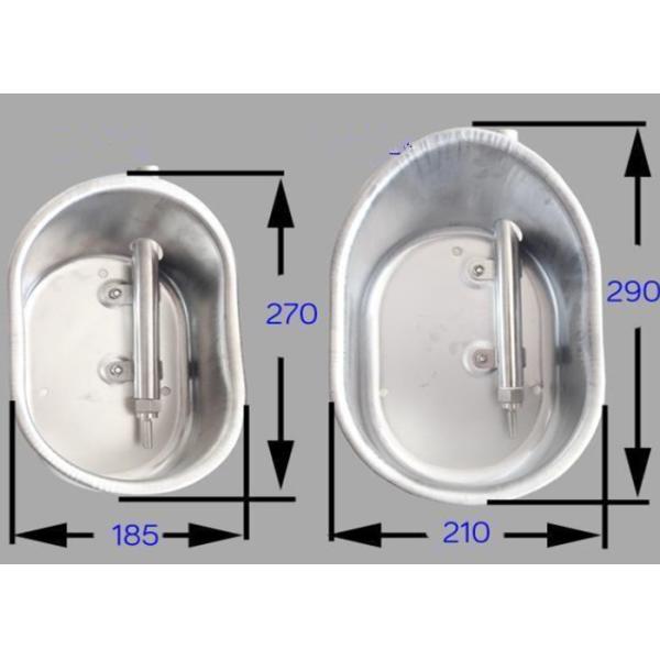 Automatic Poultry Feeding Equipment Round Pig / Cattle Drinking Bowls