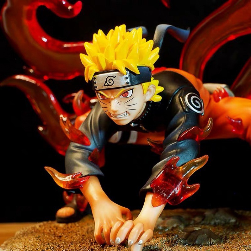 MODEL TOY Anime Heroes Nine Tailed Fox Game Figurines Interactive Action Figures Toy Dolls