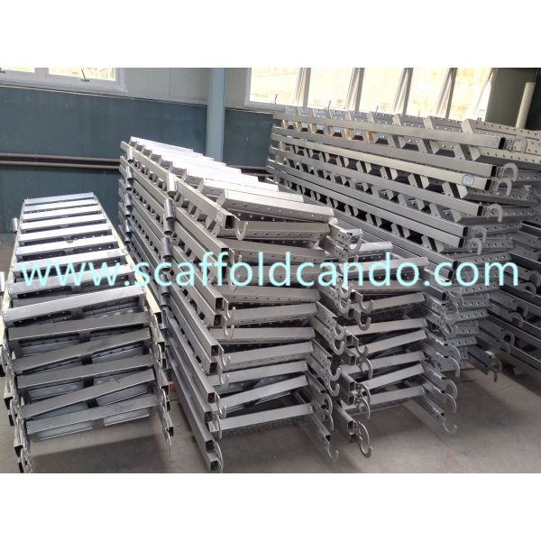 450*2370mm 8 steps scaffolding steel ladder, galvanized stair case for Ringlock scaffolding Frame scaffolding