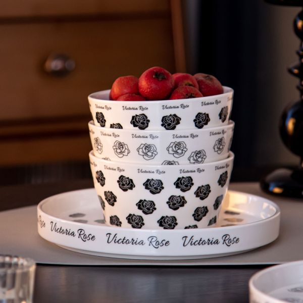 Under Glazed Technique Porcelain Dinnerware Set Ramadan Gift Tableware For 1 Person