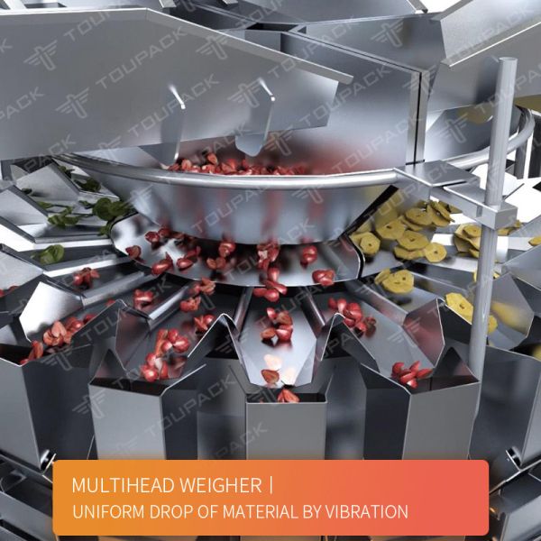 Mixed Packaging System Dried Fruit Vffs Packaging Machine Snack Food Multihead Weigher