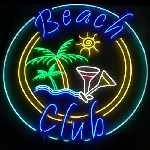 Quality Cheers Bar Custom Led Neon Sign 12V Bbq Pub Cuttable Acrylic No Fragile for sale