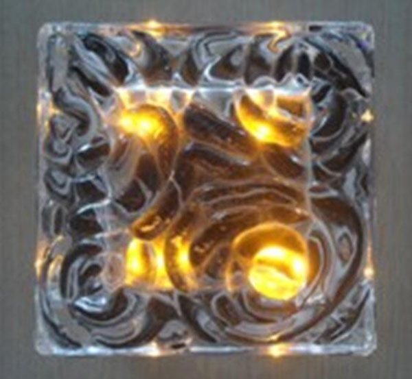 Best Service Waterproof Glass Led Solar Brick Paver Light Led Solar Ice Brick Light