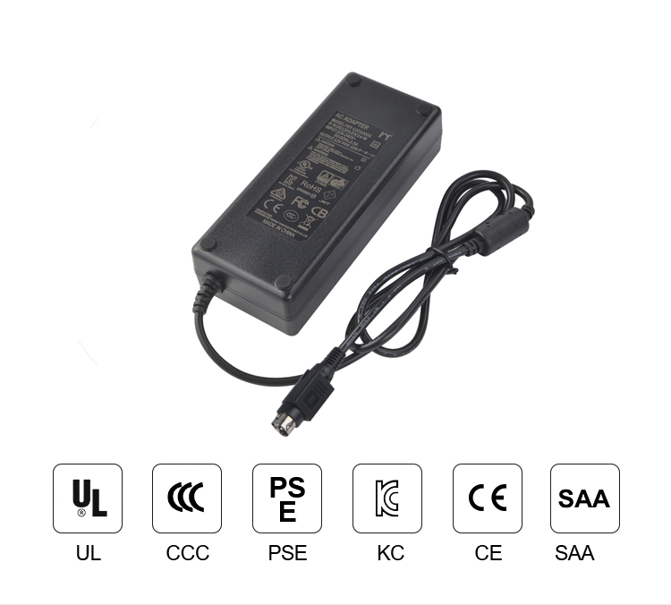 120w 12v Switching Mode Power Adapter , Led Dc Power Supply With 4 Pin