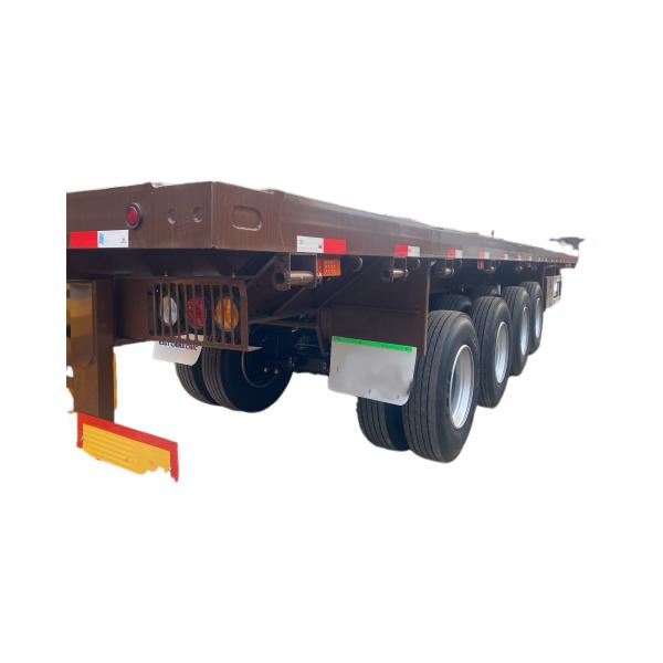 Quality s 4-Axle Flatbed Semi-Trailer Max Payload 20001-25000 kg and CIMC Standard Leg Support for sale