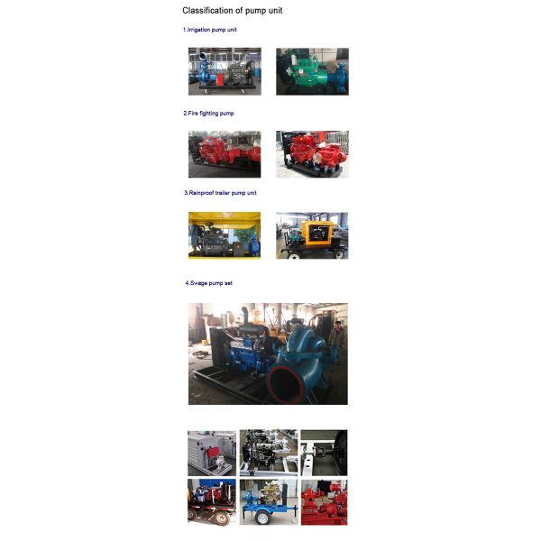 Movable Water Cooled Diesel Powered Water Pump With Two Wheels OEM