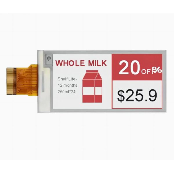 1.54 Inch Small E paper Display E Ink Paper Display Flexible
