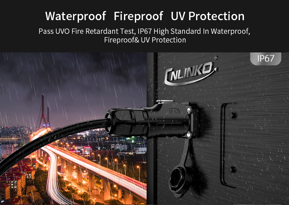 Water Resistance IP68 in Mated Cable Connector Outdoor Use M12 5 Pin Waterproof Connectors