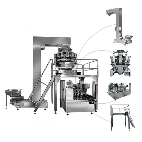 Factory Customized Salt Packaging Machine Automatic Weighing Type Granule Packing Machine