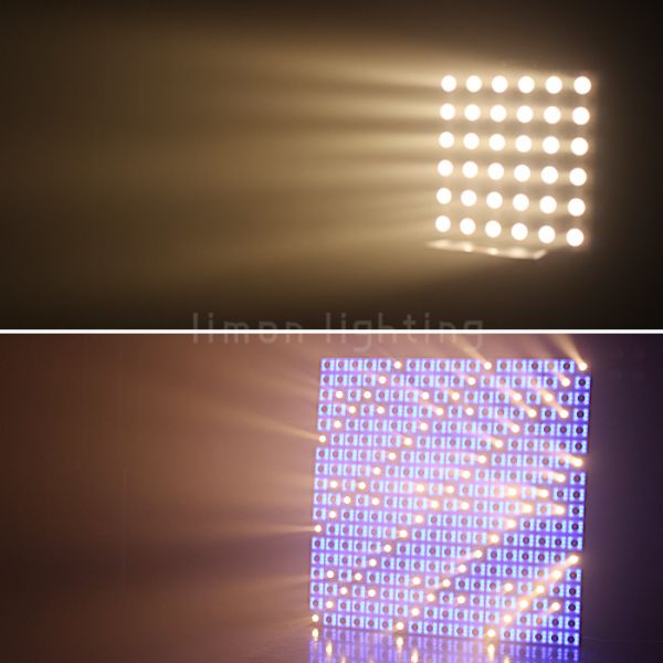 6x6 36pcs 3w Warm White Pixel Control Gold Led Matrix Beam Bar Effect Light