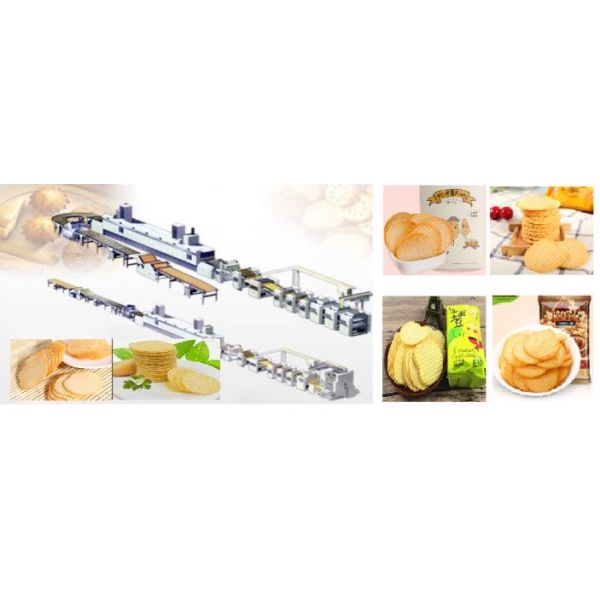 Industrial Automatic Pringles Potato Chips Making Machine 380v 200kg/H
