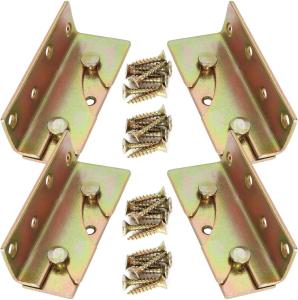 Rust Proof Bed Frame Connectors with Screws Play a Role in Supporting Fixed Bed Frame