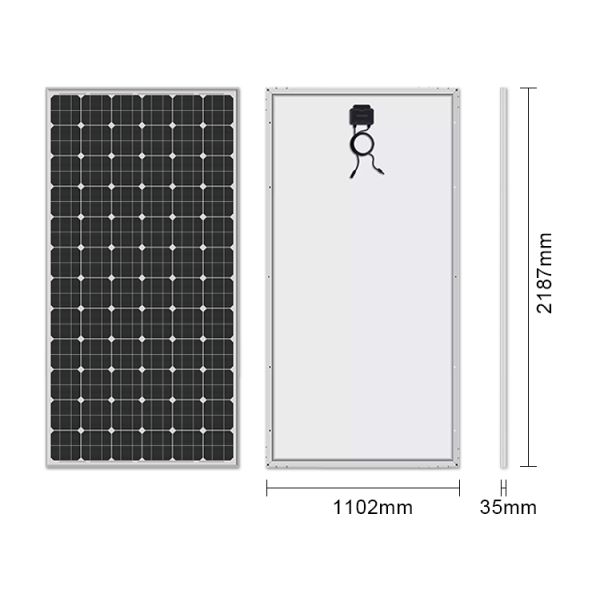 500W Shingled PV Solar Panel Mono Perc Half Cut OEM