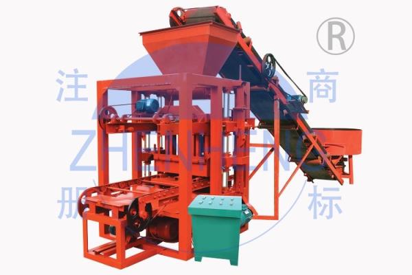 Quality Semi Automatic QT4-25Hydraulic Block Making Machine High Capacity 12 Months Warranty for sale