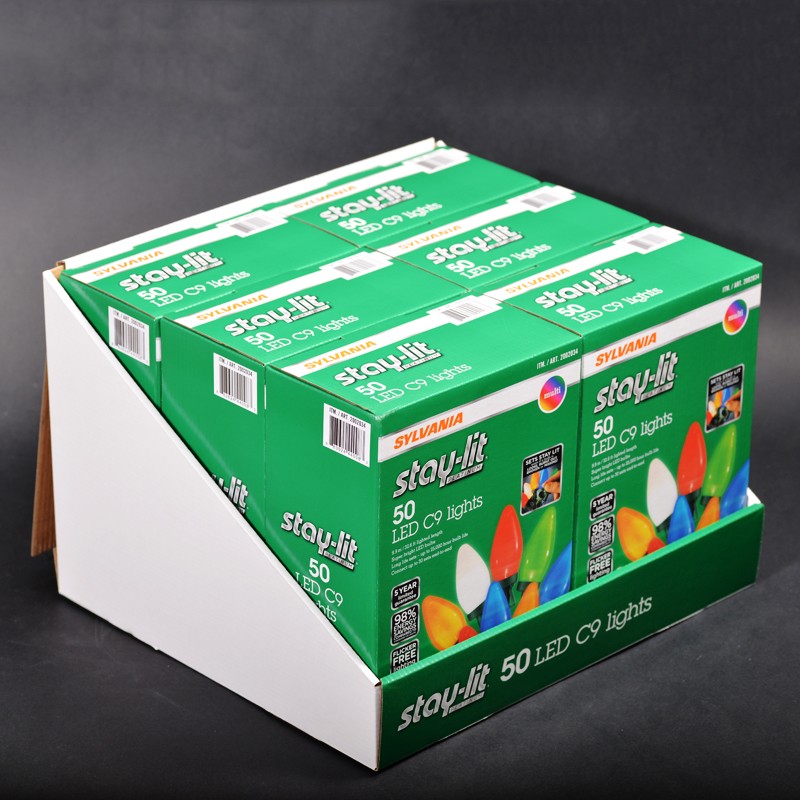 Retail Counter Top Custom Cardboard Display Boxes Using Recycled Material