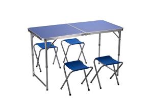 China Multipurpose Garden Folding Table And Chairs With MDF Table Top on sale