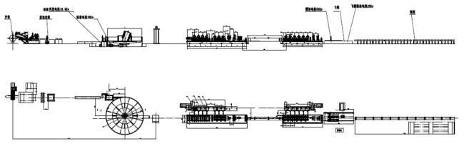 20-50m/min Welded Tube Mill Line High Speed Roll Forming Machine For Small Diameter Tubes
