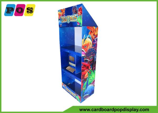 Quality Point Of Sale Toy Display Stand Free Standing FSDU With Three Shelves FL072 for sale