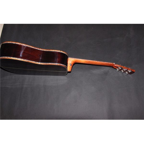 Custom guitar factory Top Quality ALL Solid Spruce Top AAAA Rosewood Back & Sides Acoustic D45 guitar