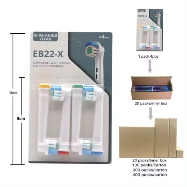 Oral Clean Electric Toothbrush Head with Clean Maximiser Technology Excess Plaque Remover