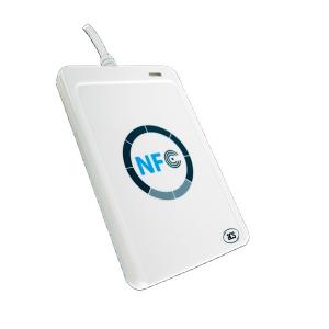 LCD Equipped NFC RFID Badge Reader 5-10cm Read Range ACR122U-A9