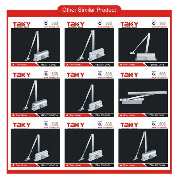 Anti-Punching Modern Design Safe Operation Sensor Door Closer for Standard Application