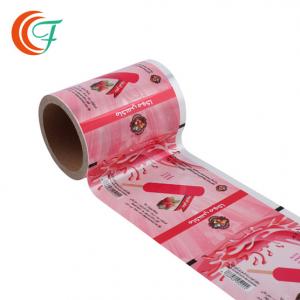 China Custom Printed Frozen Food Packaging Film 0.05mm-0.06mm Plastic Roll Film Ice Cream Bar wholesale