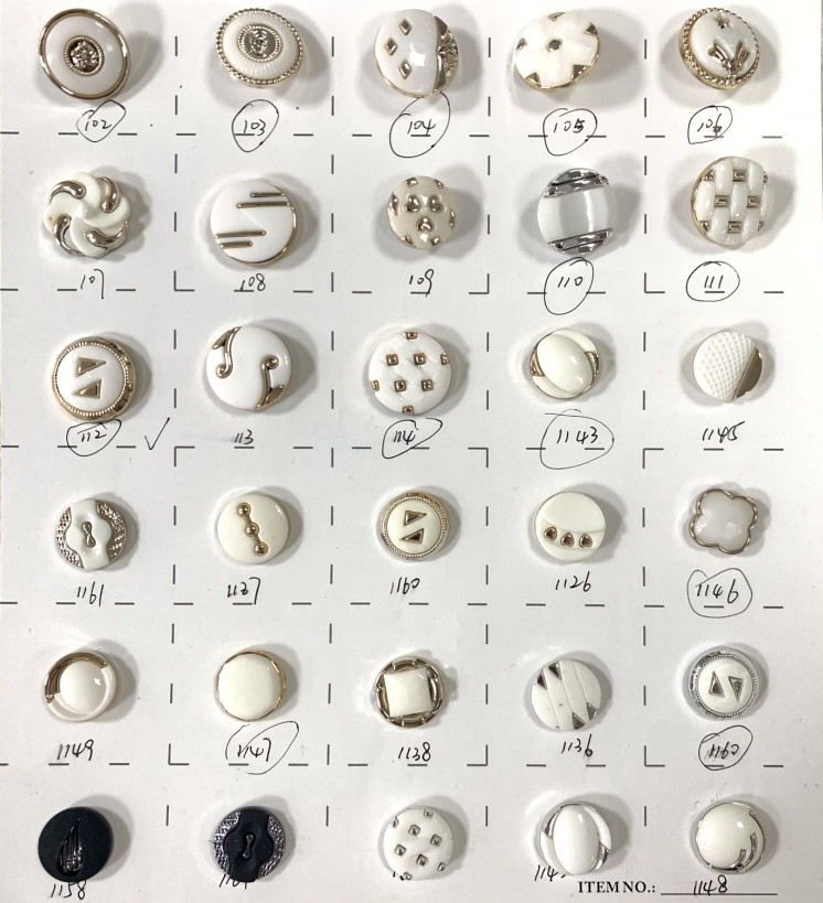 wholesale large quantity plastic shirt coat button shine stone button for garment