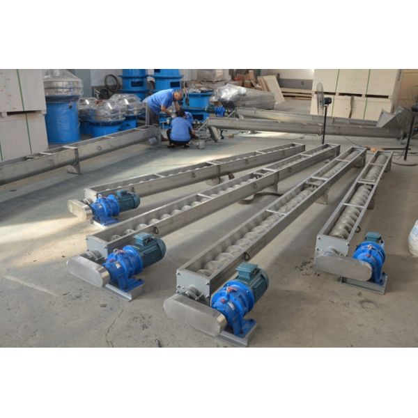 Carbon Steel U Type Horizontal Screw Conveyor for Powder and Granular Materials