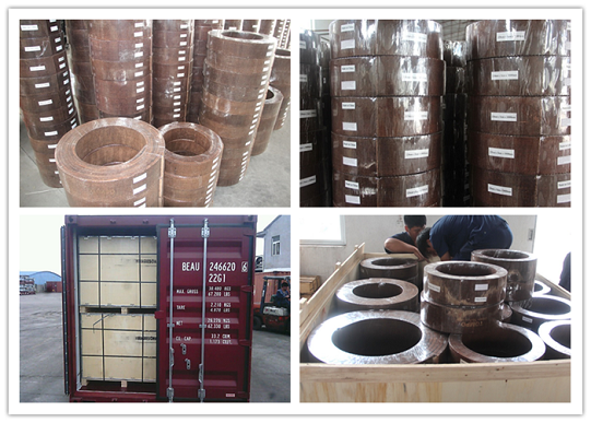 Windlass Capstan Woven Brake Lining Roll , Friction Brake Lining Material