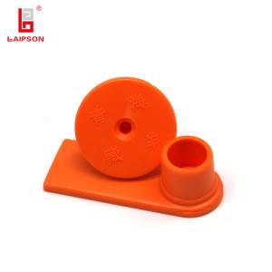 China 98MM TPU 860-960Mhz UHF Long Range Sheep Goat RFID Ear Tag For Management on sale