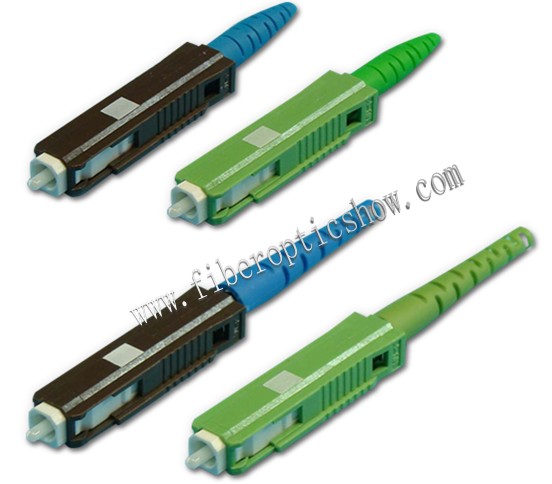 Single Mode MU SC Fiber Optic Connector with RoHS and REACH For Network