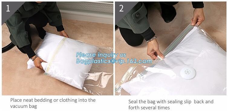 Embossing Resealable Vacuum Food Bags For Household Eco- friendly Texture Vacuum Food Storage Plastic Bag Rolls Moisture