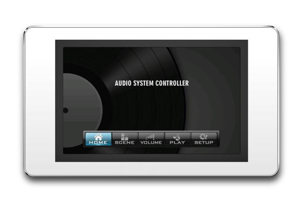 Quality Aluminum DSP Volume Control TCP-01 , 5.5 Inch Touch Screen Audio Control for sale