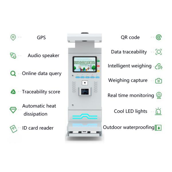 Customized Color 10 Inch AI Intelligent LCD Weighing Scale Android System Waterproof Outdoor-KG Capacity QR Code ID Card Traceability Management