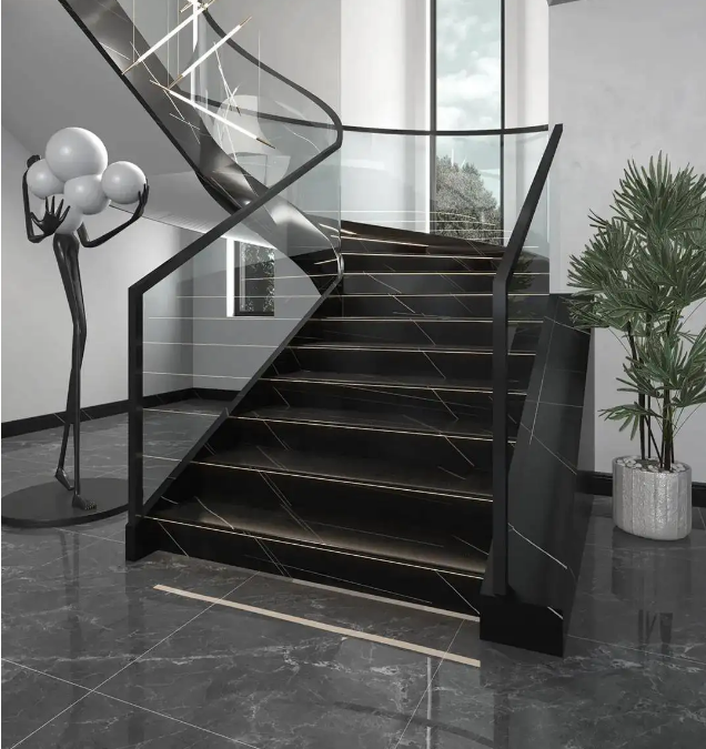 600*600mm Floor Specification Full Body Porcelain Non Slip Stair Tiles in Matte Luster