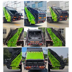 Rubbish Collection Vehicle Compression Garbage Truck With Hydraulic