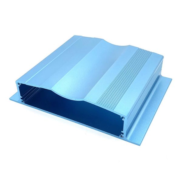 Blue Sand Blast CNC Aluminum Enclosure For Electronics Anti Rust
