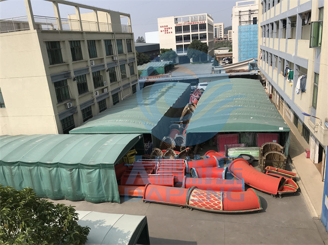 OEM 4000 Sqm Lazy River Water Park Customized With Swimming Pool Slides