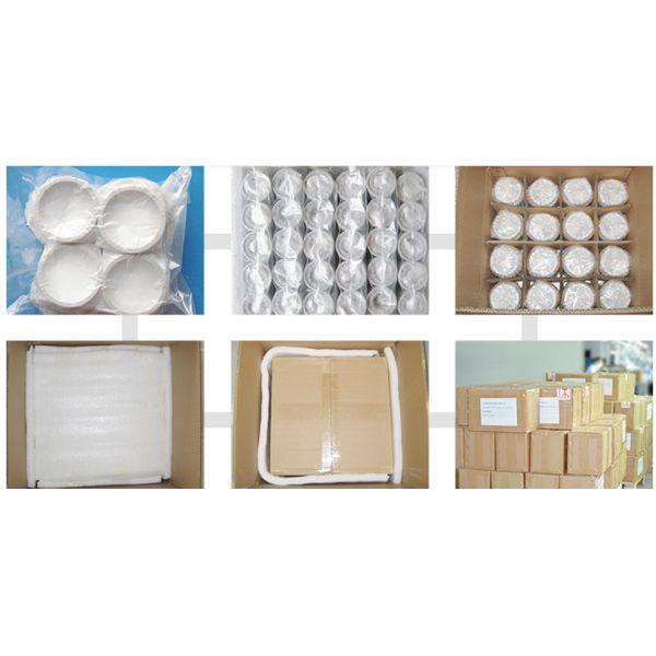 U Shape Al2O3 Alumina Ceramic Components Precise Dimension Customized
