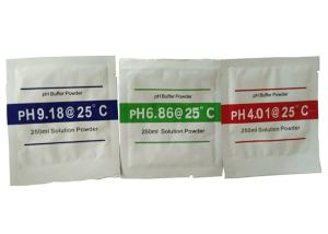China 250ML PH Buffer Powder Packets / PH Meter Calibration Solution wholesale