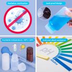 Empty Round Reagent Containers BPA Free PP Polypropylene Bottles