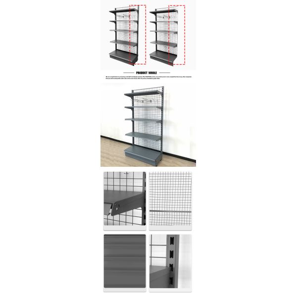 Adjustable Display Shelving Supermarket Rack System with Stable Structure