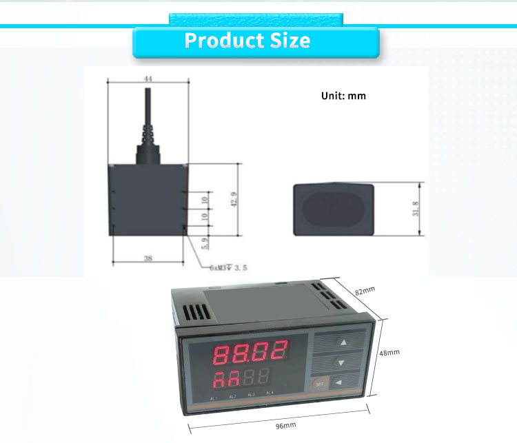 UNIVO UBJG-04Y 180m Rangefinder with Digital Display Instrument and UART Function