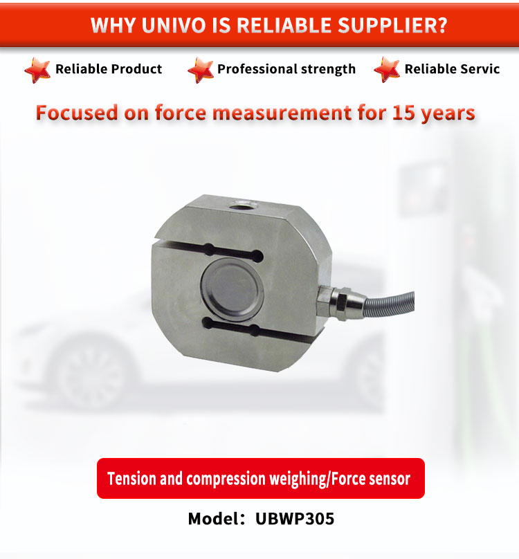 Force Measurement Tension and Compression Weighing with Univo UBWP305Y Mechanical Arm