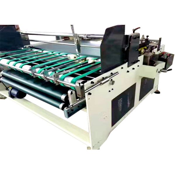 Semi Automatic Corrugated Pasting Box Machine Carton Folder Gluer