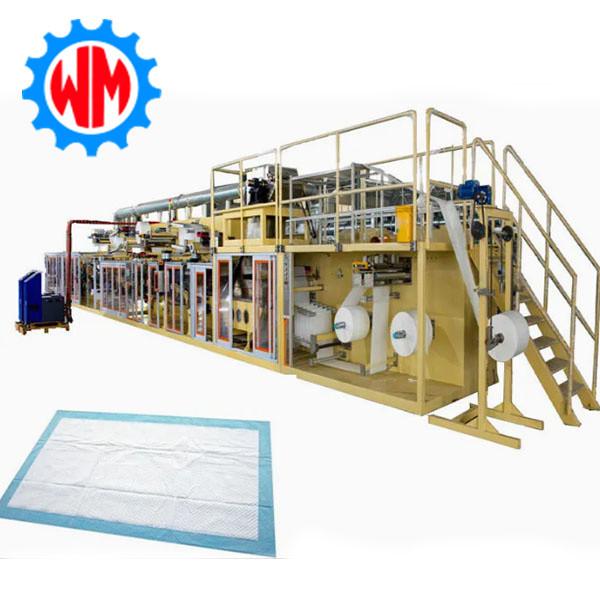 Quality Full Servo Underpad Making Machine 350meters/Min Auto Stacker With CE for sale
