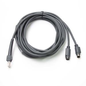 3M Compatible PS2 Keyboard Wedge Cable For LS2208 LS4208 Barcode Scanner