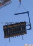 Flexible Slab Decking System 4.5m Height Timber Beam H20 Movable By Trolley