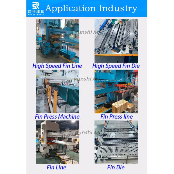 High Speed Fin Die And Fin Press Line For Pressing Aluminum Foil